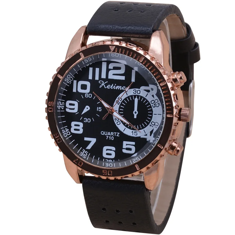 Enlarge New Fashion Business Men's Watch Leisure Sports Quartz Watch Watch Simple Atmosphere Quartz Watch