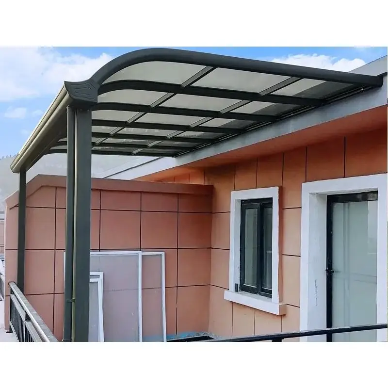 Алюминиевый балконный тент из ПВХ уличный для патио алюминиевый подвесной навес
