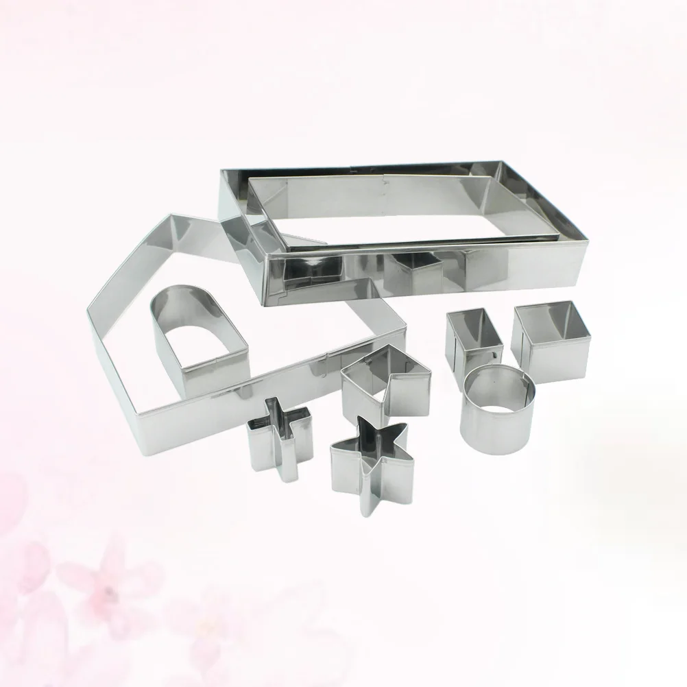 

10pcs/pack Molds for Cookie for Kids Stainless Steel Biscuit Cookie Cutters