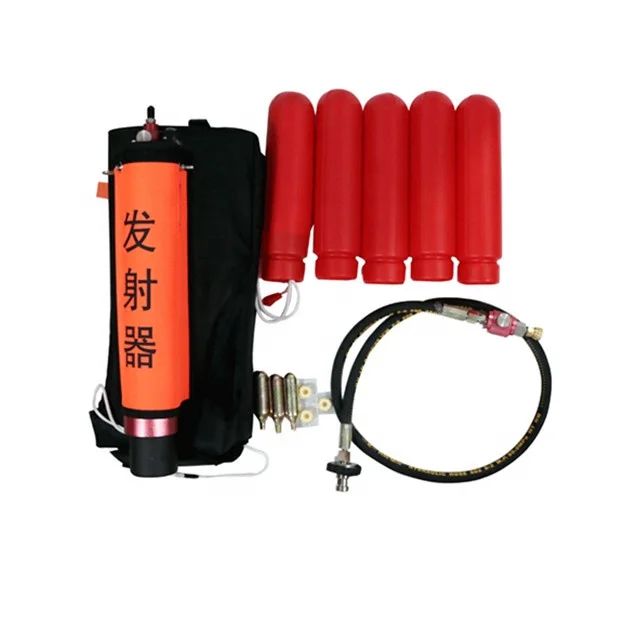 

Marine portable water lifesaving throwing device