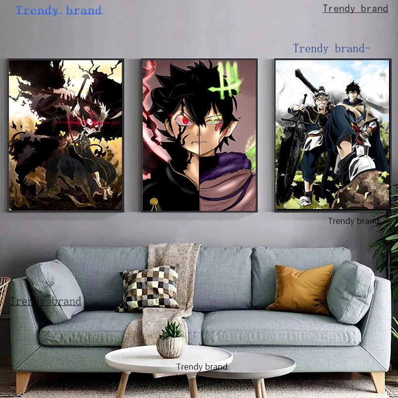 

Japanese Fighting Anime Cartoon Canvas Painting Art Nordic Posters and Prints Wall Pictures for Living Room Decoration Frameless