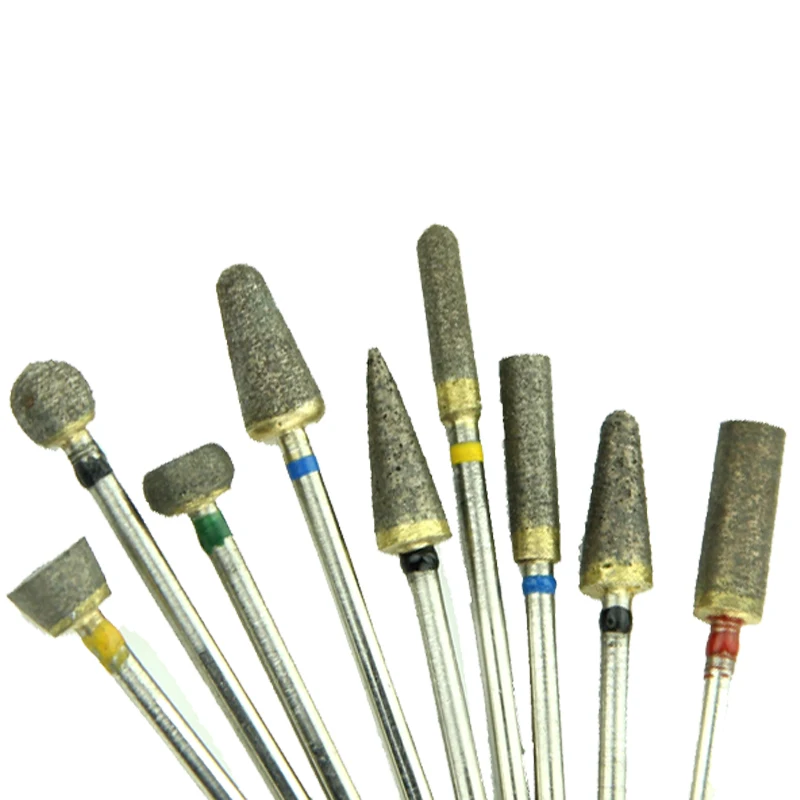 

5pcs Fully-Sintered Diamond Burs Dental Laboratory use Medium Blue Rings Grinding Tools Extremely Durable Diamond Bur