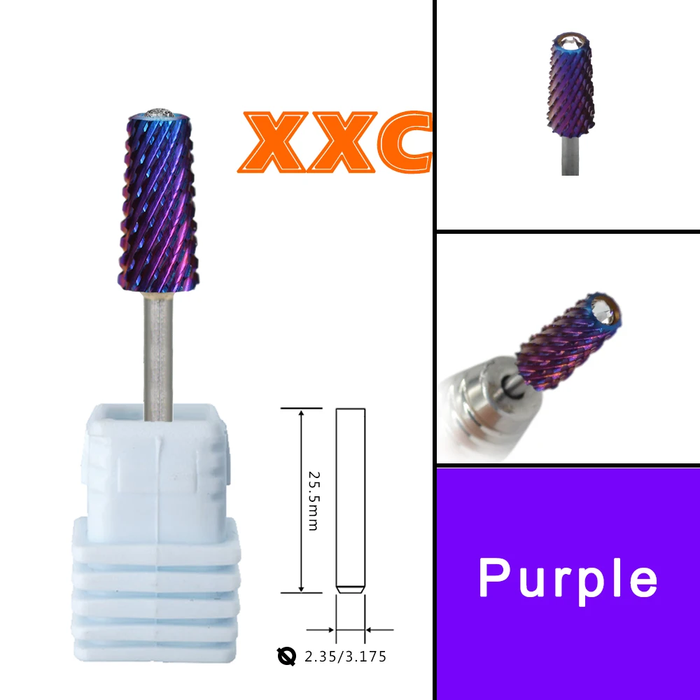 NAILTOOLS 6.6 Безопасный большой алмазный кристалл трапециевидный конический цилиндр