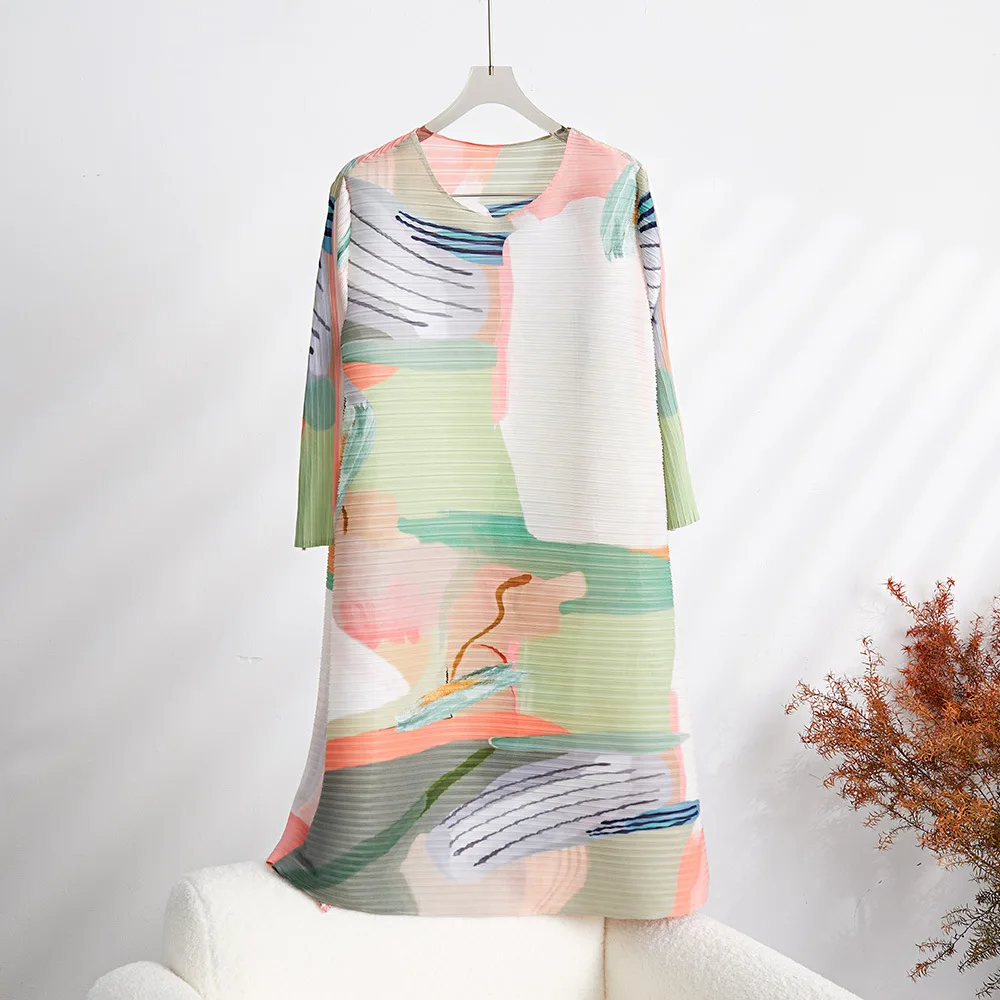 

Большое плиссированное платье, женская Свободная юбка средней длины на весну/лето, новая модная юбка, Волшебная юбка