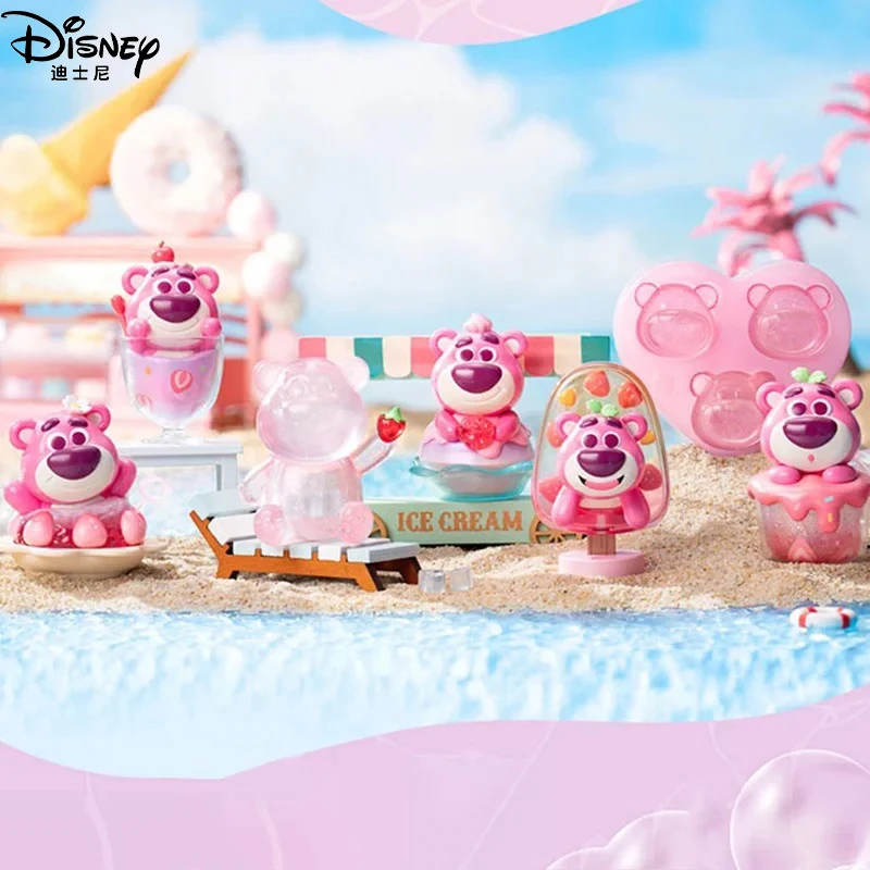 

Disney Toy Story 3 Surprise Blind Box Lotto Action figures Strawberry Bear Series Action figures Series Model statues toy gifts