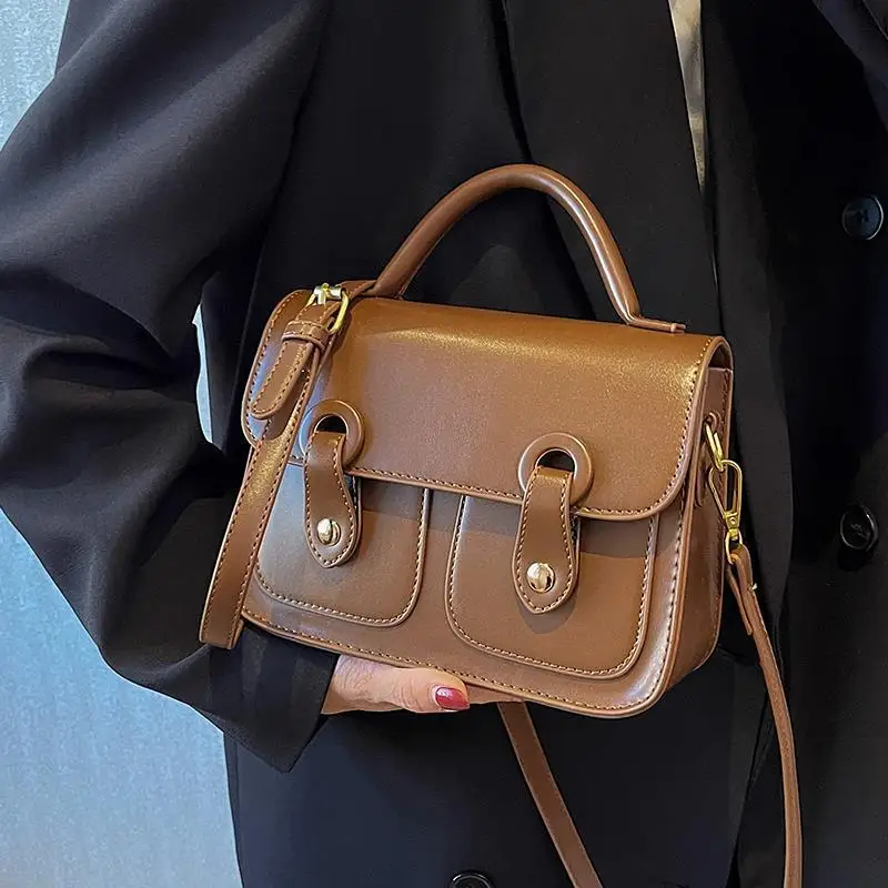 

Популярная в этом году Маленькая женская сумка в стиле ретро на осень и зиму, новая сумка-мессенджер, характерная портативная маленькая ква...