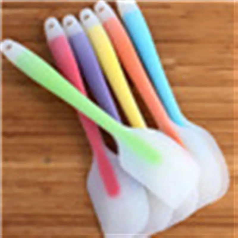 

Kitchen Silicone Spatula Cream Scraper Translucent For Cooking Dough Scrape Heat-Resistant Utensils Baking Cake Brush Tools