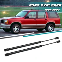 2pcs black car steel rear tailgate window gas struts support lifters for ford explorer 1991 2003 car styling accessories