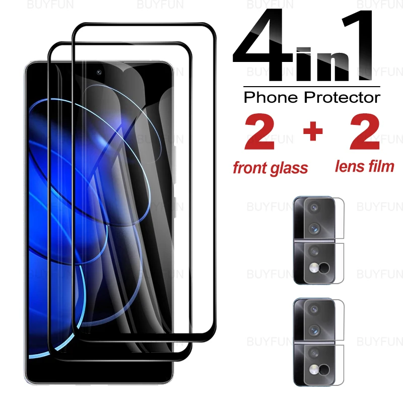 

4 в 1 закаленное защитное стекло для Huawei Honor 80 GT, 6,67 дюйма