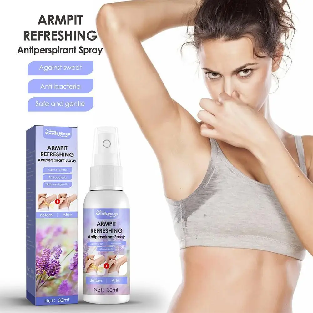 

Lavender Body Odor Sweat Deodorant Spray Lasting Body Feet Underarm Sweating Deodorizer Eliminate Bad Smell Antiperspirants