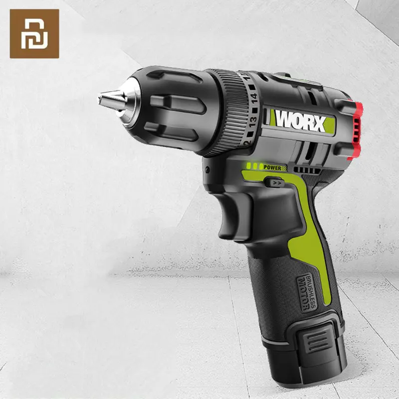 Дрель ударная Xiaomi WORX WU131, аккумуляторная, 3 в 1