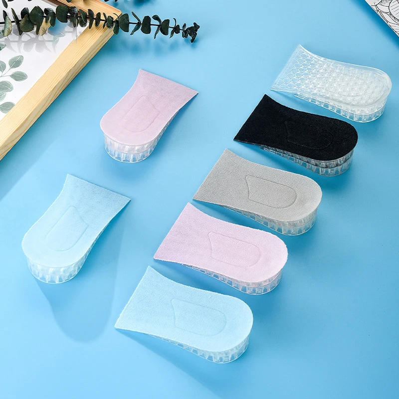 

Silicone Height Increase Insole Detachable Heel Inserts Shoe Foot Care Protector Elastic Cushion Arch Support Insert for Unisex