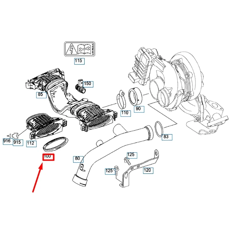 Воздухозаборная трубка крышка воздуховода уплотнительные резиновые кольца для