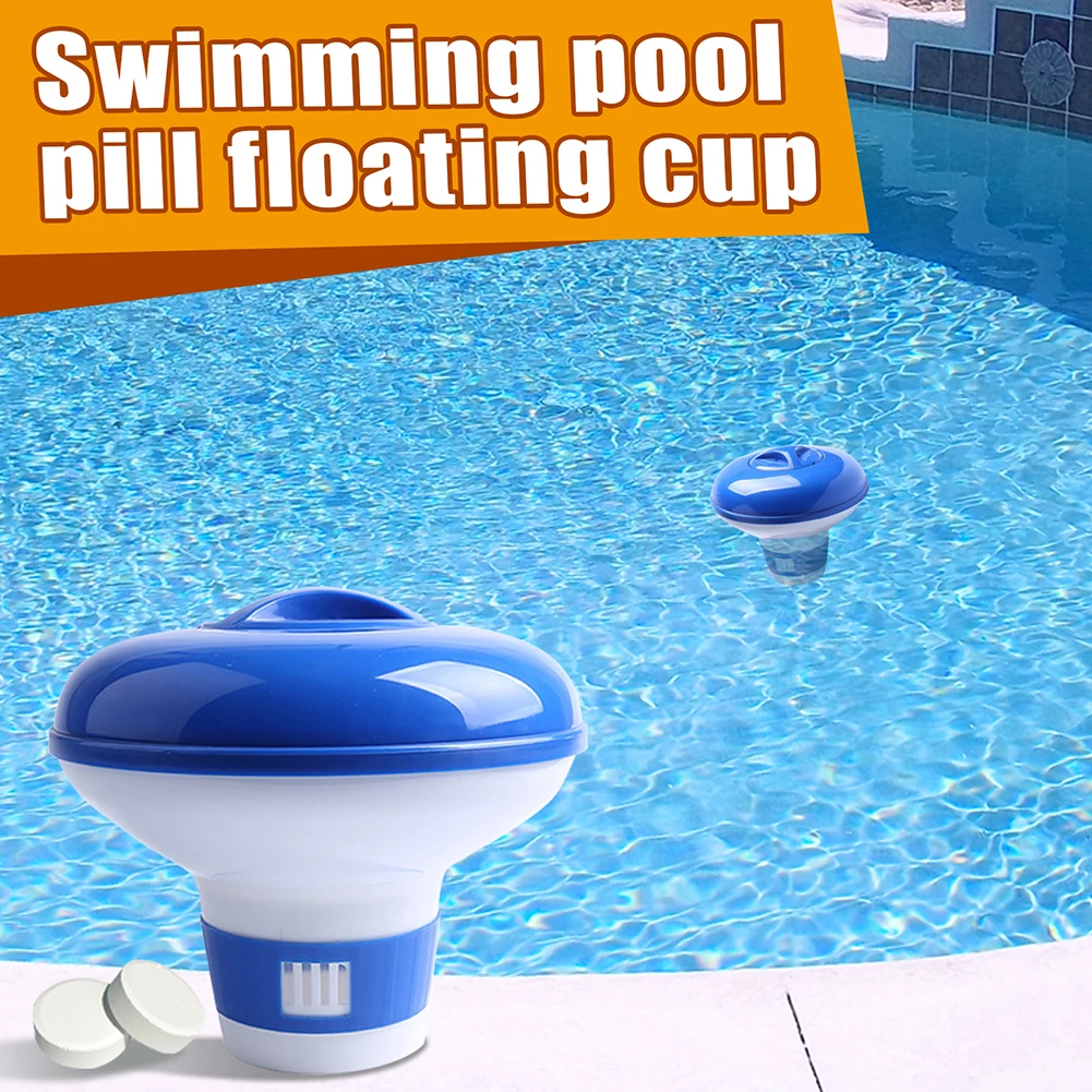 

Floating Swimming Pool Chemical Floater Chlorine Bromine Tablets Floating Dispenser Applicator Swimming Spa Hot Tub Supplies