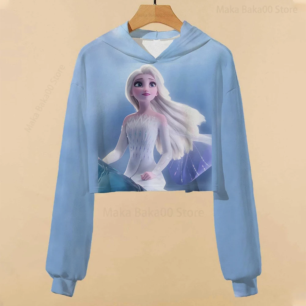 

Autumn and Winter New Christmas Disney Children's Clothing Hoodie Sweater Print Frozen Sports Wind Casual Girls Clothing Tops
