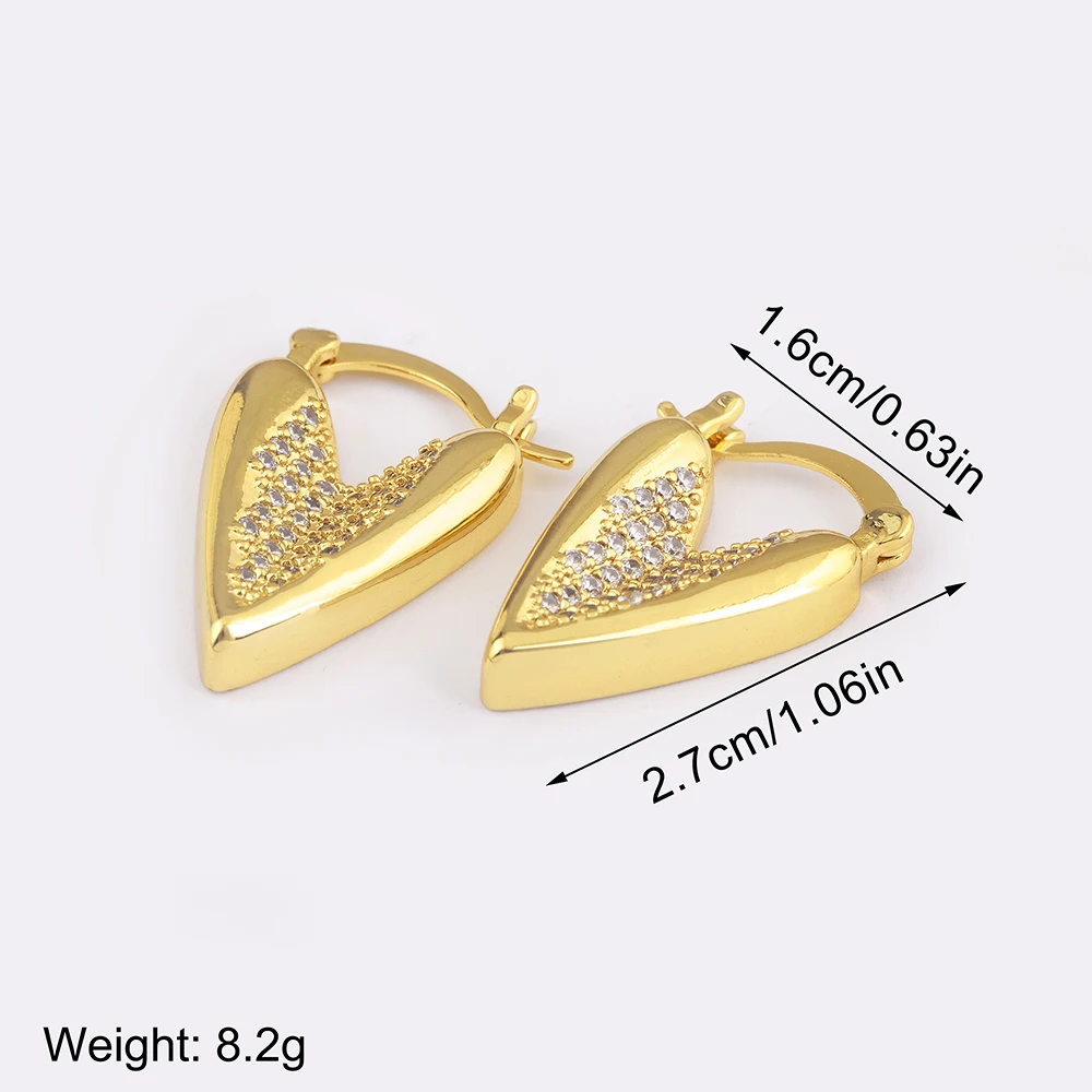 AIBEF милые романтические серьги-капли в форме сердца кулон для женщин и девочек