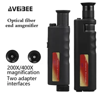 handheld 200x400x fiber optical inspection microscope led illumination anti slip rubber