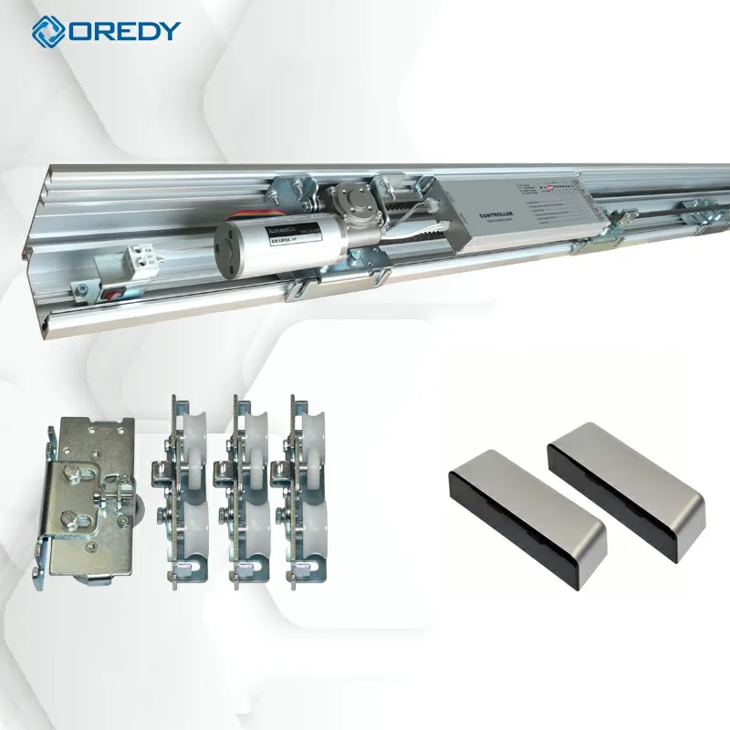 OREDY aluminum automatic sliding sensor door system opener door kit for automatic sliding door