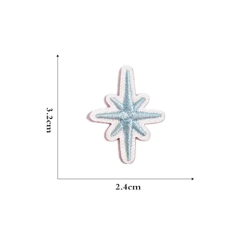 Тканевые нашивки с вышивкой звездное небо