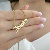 new necklace for women customized personalized letter gold necklaces men fashion pendant christmas jewelry gift collares hombre