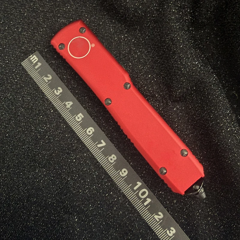 Фото Складной инструмент MICRO85 EDC из стали D2 с рукояткой из алюминиевого сплава, технологичный нож для путешествий и походов, многофункциональный инструмент, подарок для мужчин. №5