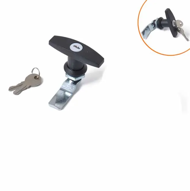 RV T-Handle Door Lock Latch Truck Cap Camper Trailer Shell Cover Lid w/ Keys Auto Accessories For Car Caravan