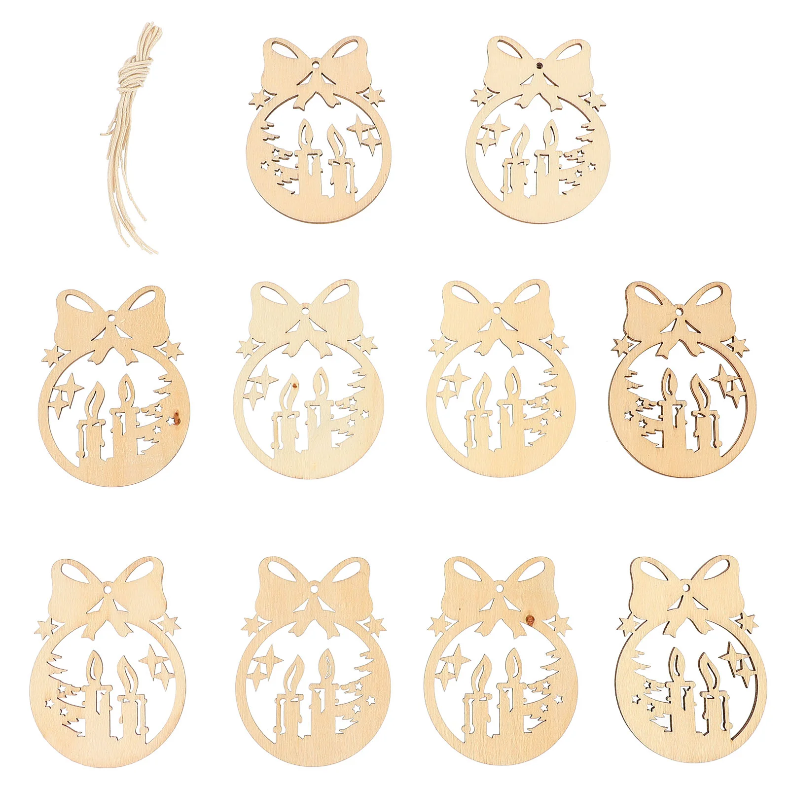 

30pcs Christmas Pendant Modeling Crafts Cartoon Hanging Pendant