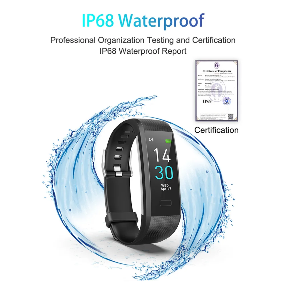 

Smart Watch Blood Oxygen Measurement Inquiry IP67 Waterproof Sports Fitness Blood Pressure Monitor Smartwatch