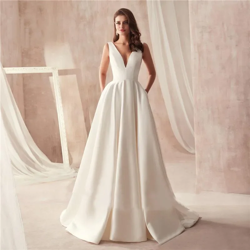 

Very Elegant Evening Dresses for a Wedding Dress 2023 Robe Bride Women Suitable Request Weddding Brides Party Women's Womens New