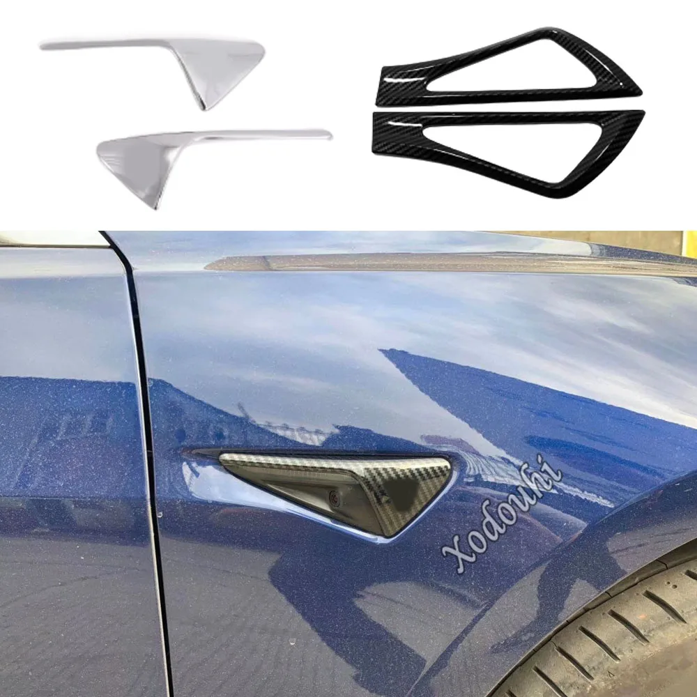 

Для Tesla Model 3 Model3 2017 2018 2019 2020 2021 2022 2023 Автомобильная Рама Передняя боковая листва листья крыло вентиляционное отверстие освещение