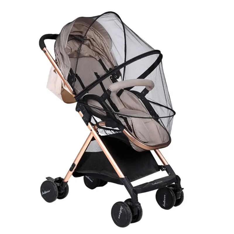 

Противомоскитная сетка K1MA для детской коляски с дышащей двойной молнией, легкое открытие и закрытие для автомобиля, чехол для сиденья, растягивающийся
