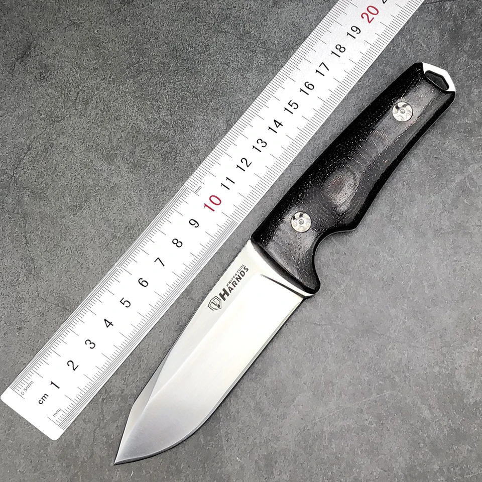 

HARNDS Thor Fixed Blade Knife 9Cr18MoV Blade Micarta Handle With Kydex Sheath Outdoor Camping Tactical Hunting Survival EDC Tool