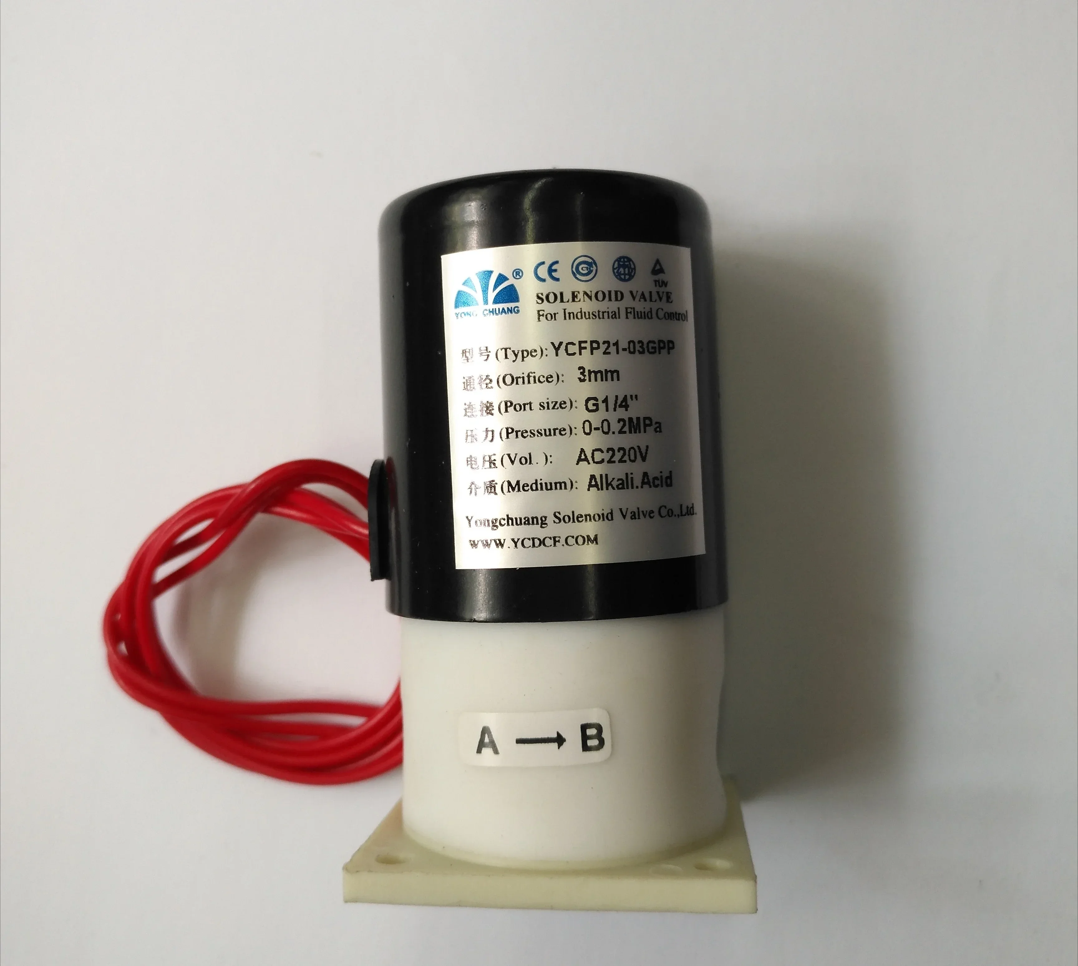 ZCT-10 высокотемпературный паровой электромагнитный клапан из нержавеющей стали