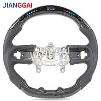 led shift light perforated leather steering wheel suitable for jeep wrangler jl 2018 2019 models
