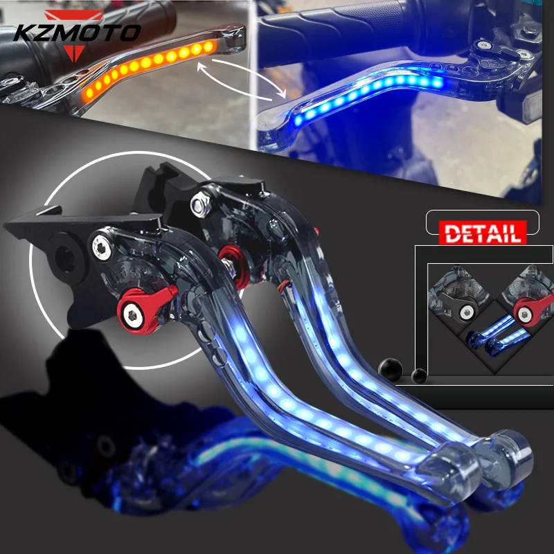 

2023 NEW Motorcycle CNC Adjustable Always-on Signal Light Brake Clutch Lever Handles Grips For YAMAHA MT-03 MT03 MT 03 2015-2023
