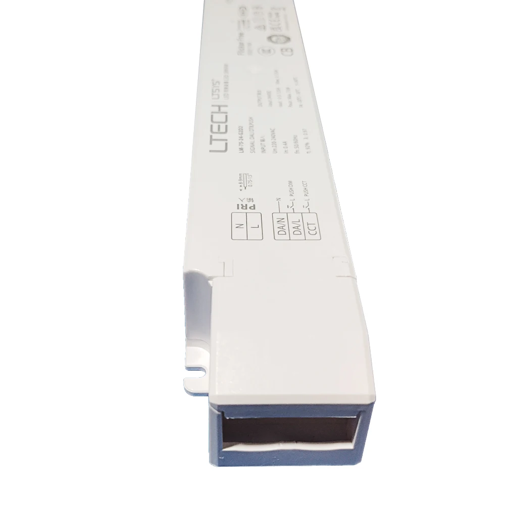 75 Вт 100 12 в 24 В DALI DT8 DIM & CT CCT светодиодный драйвер LTECH Dali трансформатор освещения с