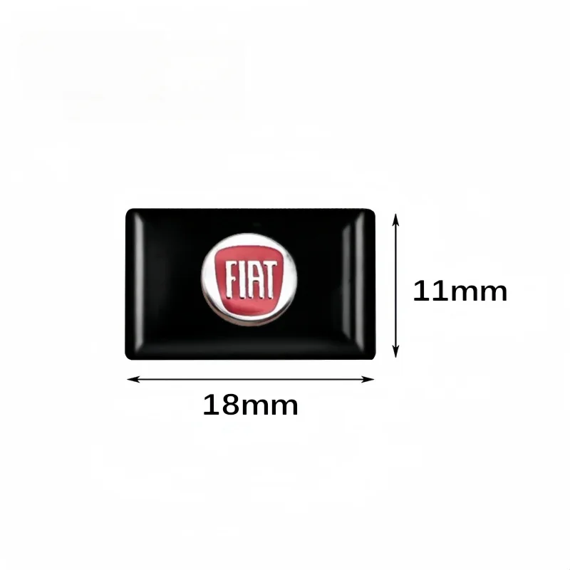 10/20/50 шт. наклейки на руль автомобиля сделай сам значок FIAT аксессуары для Fiat 500 500X