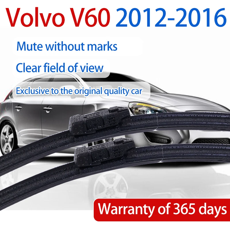 

Car Wipers Blade For Volvo V60 Universal Frameless Noise Reduction Silicone Windshield Rubber ShangKeWen Wiper Volvo Accessories