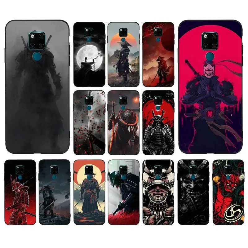 

Japanese samurai Phone Case for Huawei Mate 20 10 9 40 30 lite pro X Nova 2 3i 7se
