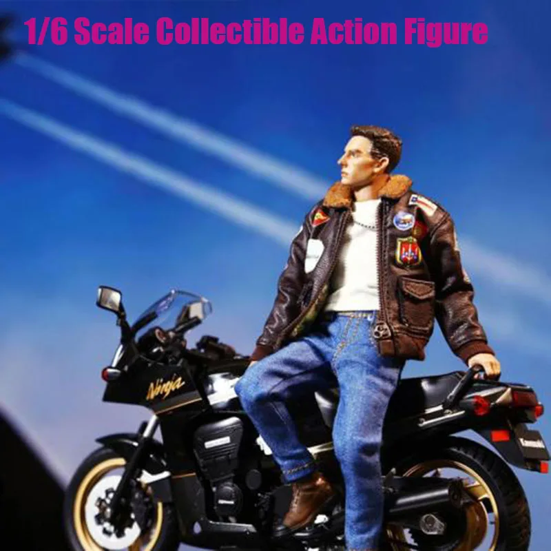 

MR.FIGURE X 90S MRF90S-001 1/12 Men Soldier The Major Of The Air Force Tom Cruise Retro Jacket Edition Full Set 6" Action Figure