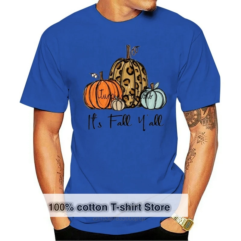 Farmer Sunflower Pumpkin Fruits It'S Fall Y'All Tshirt Women Sport Grey M - 3Xl 2Xl 9Xl Tee Shirt