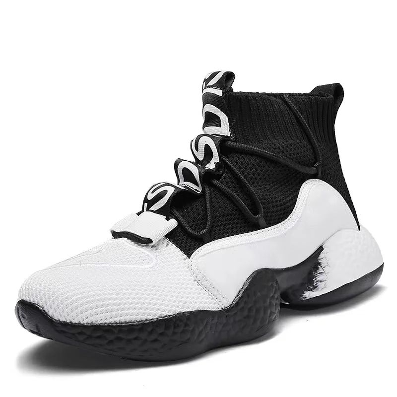 High quality Classic Casual high-top elastic socks Lightweight Breathable Walking running shoes men's and women's sports shoes