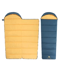 tourism outdoor double sleeping bag adults ultralight hiking sleep sleeping bag clamshell poncho lixada camping accessories