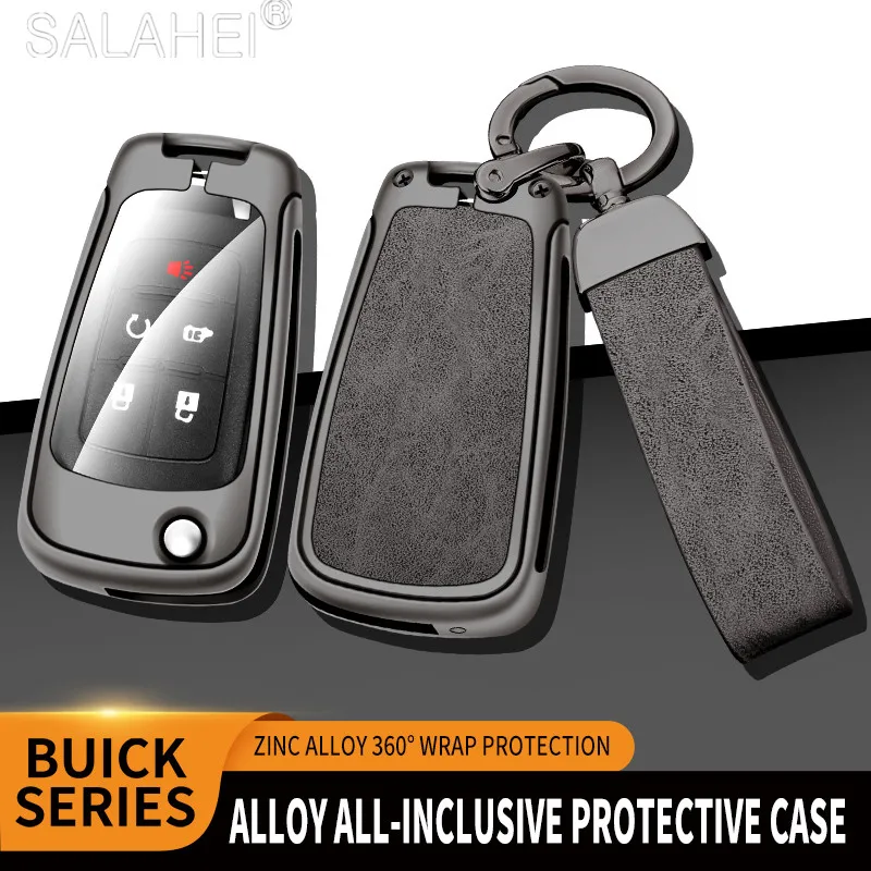 

Zinc Alloy Car Key Cover Case Holder Bag Shell Protector For Buick Encore GX GL6 Lacrosse Hideo Excelle Verano Regal Accessories