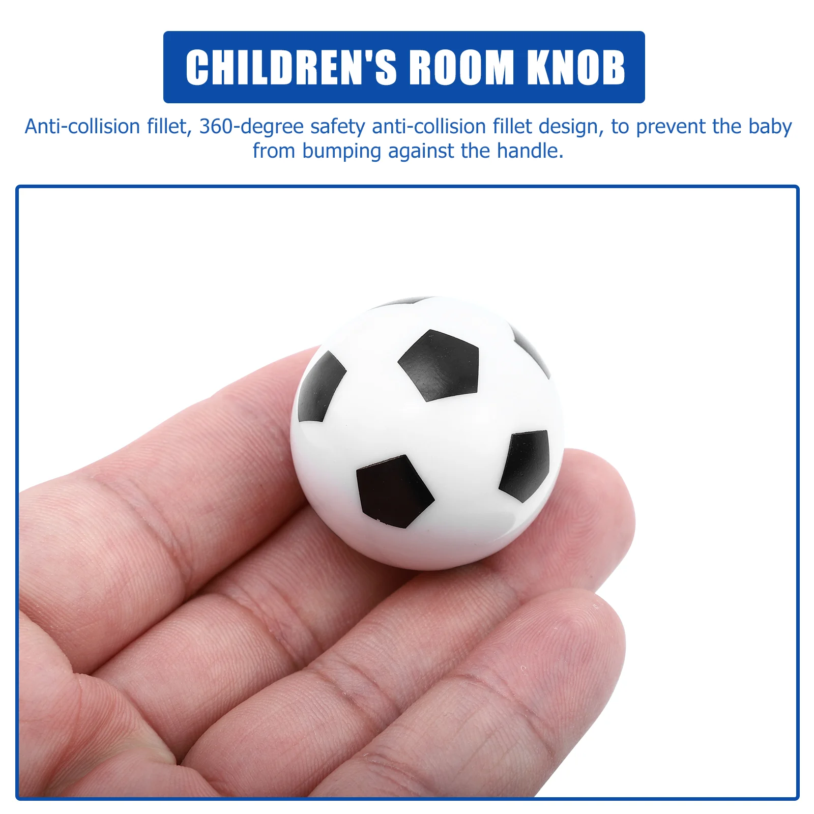 Ручка в виде футбольной мячи, креативная ручка, декор для детской комнаты, дверь для мальчика, ящик из АБС-пластика, детский винтажный столик...