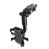 car rearview mirror mount phone holder for 4 0 6 1 inch phone gps navigation bracket smartphone holder stand adjustable support