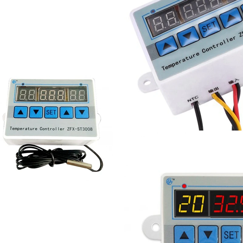 

HOT SALE ZFX-ST3008 Microcomputer Temperature Controller Thermostat Intelligent Time Controller Adjustable NTC10K