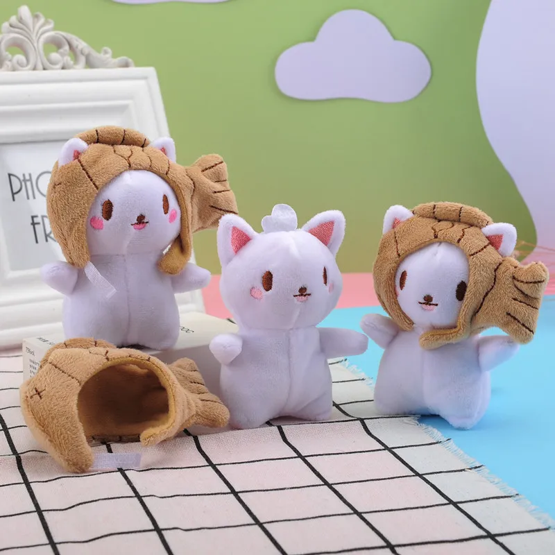 

10 см милый брелок Taiyaki-Плюшевая Кукла Kawaii Мультяшные животные мягкие игрушки для девочек сумка подвеска брелок детский подарок на день рожд...