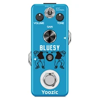 yoozic lef 321 bluesy blues overdrive guitar effect pedal aluminum alloy shell true bypass guitar parts accessories