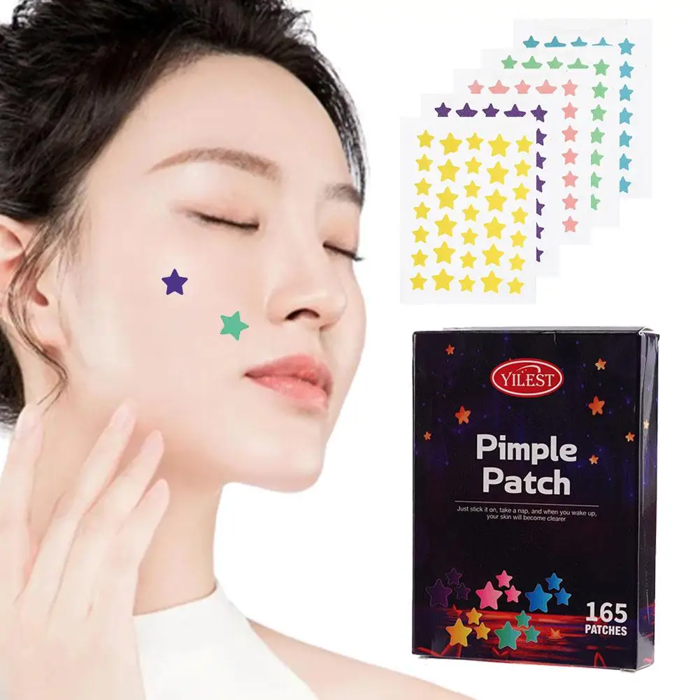 Пластыри от прыщей для лица 33 шт. * 5 гидроколлоидных пластырей покрытия и пятен